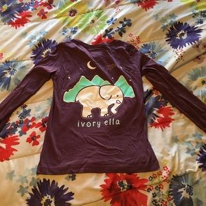 Ivory Ella long sleeve top